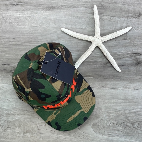 🔆HURLEY🔆 FITED CAMO HAT - Picture 2 of 6